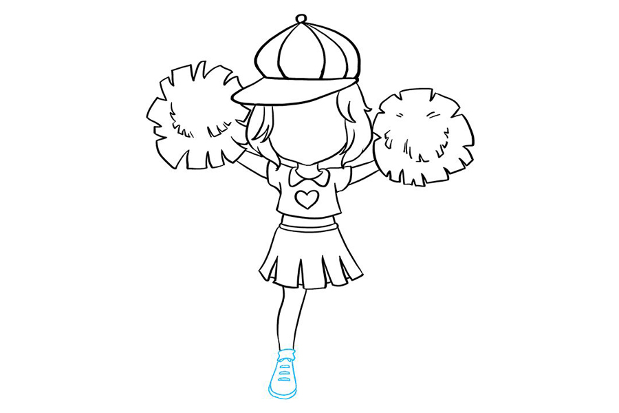 如何画啦啦队长-图6