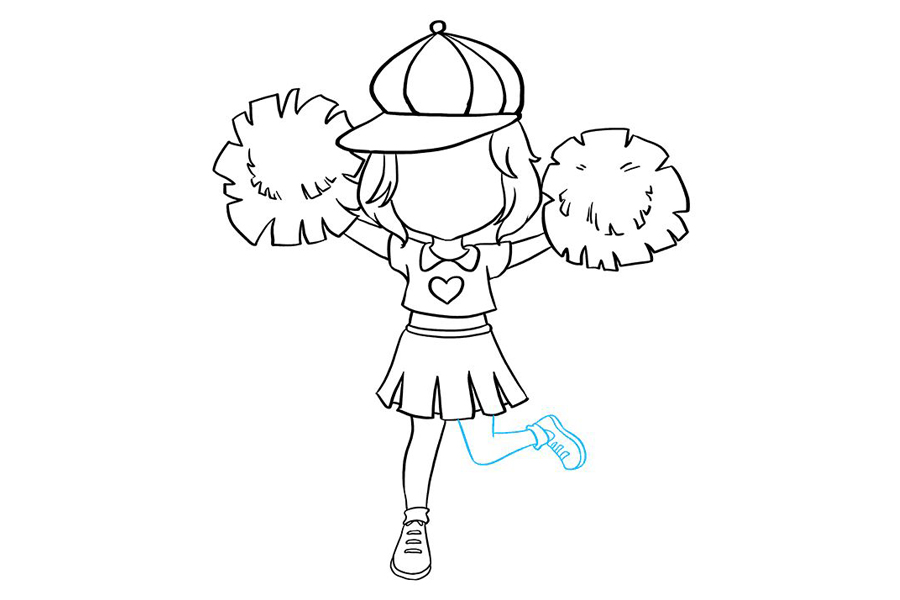 如何画啦啦队长-图7