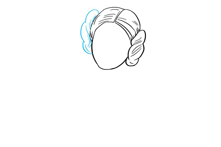 如何画莱娅公主-图5