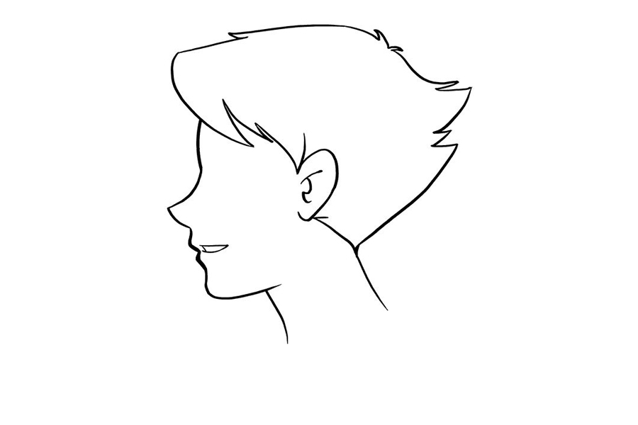 如何画漫画男孩的脸-图8