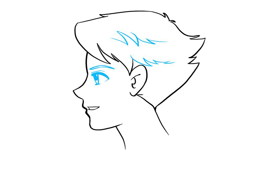 如何画漫画男孩的脸-图9