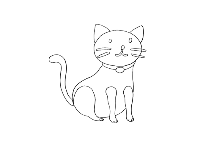 小猫怎么画简单-图2
