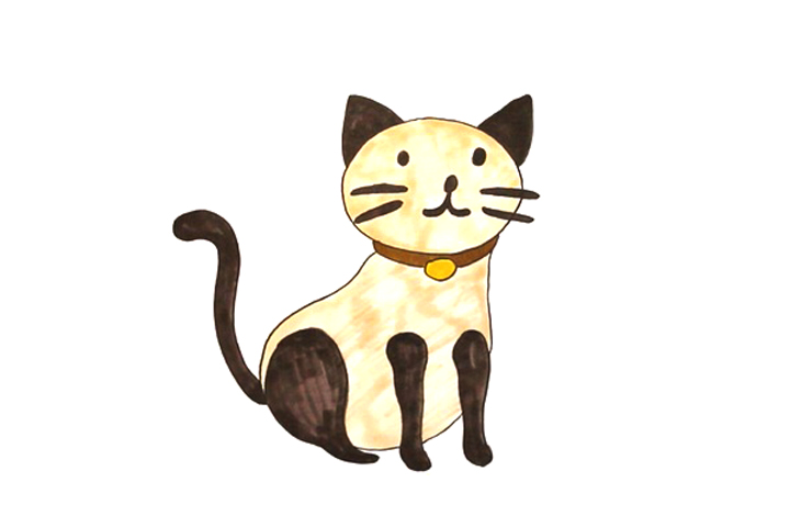 小猫怎么画简单
