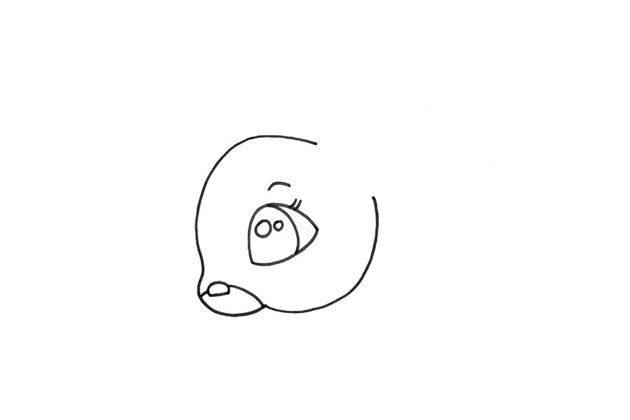 梅花鹿的头怎么画-图2