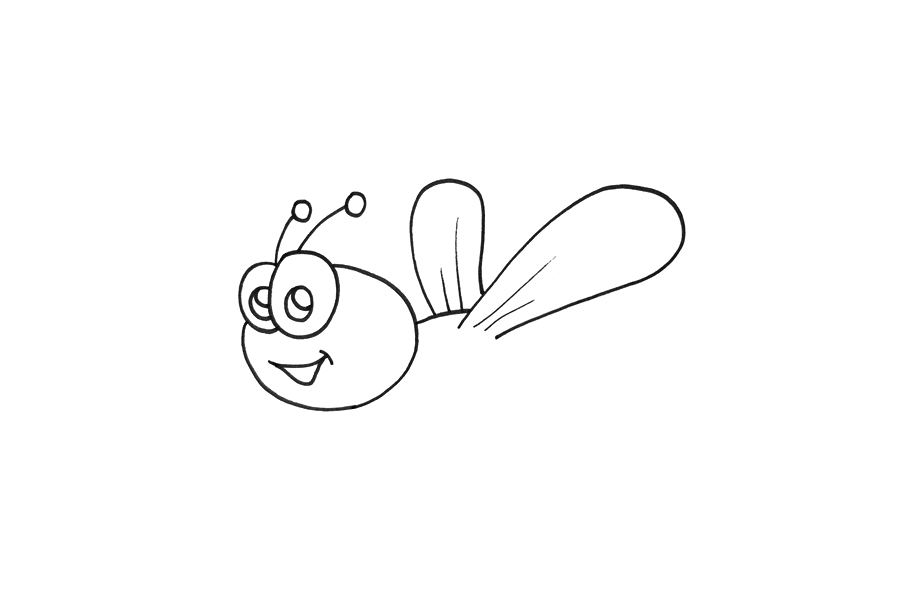 勤劳的小蜜蜂怎么画-图2