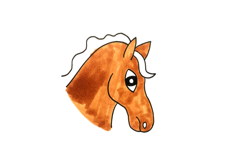 马头怎么画-图4