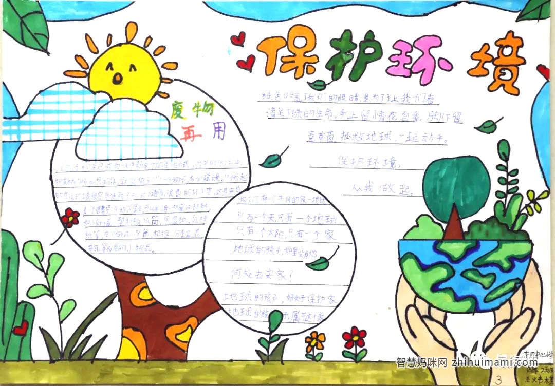 关于保护环境的手抄报简单又漂亮-图1