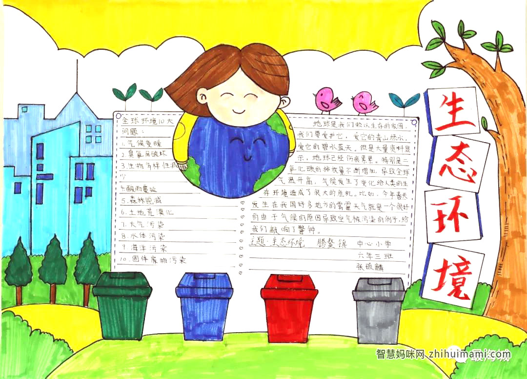 关于保护环境的手抄报简单又漂亮-图2