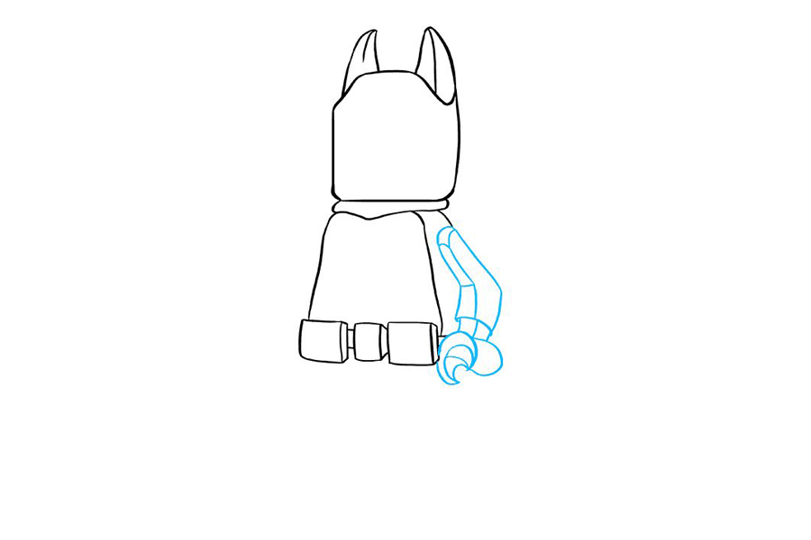 如何画乐高蝙蝠侠-图6