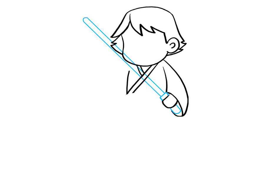 如何画卢克 天行者-图5