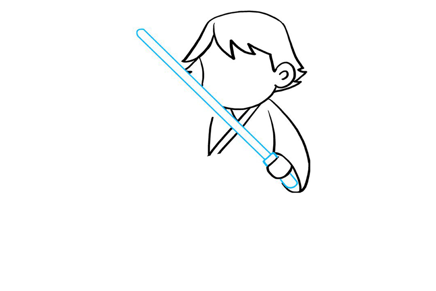 如何画卢克 天行者-图6