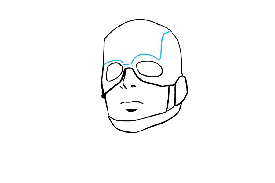 如何画美国队长-图11