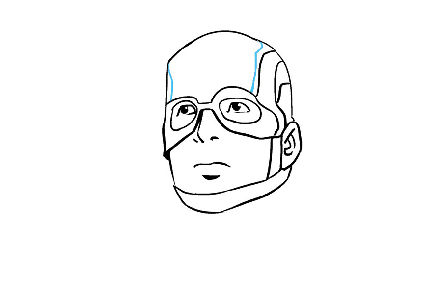 如何画美国队长-图15