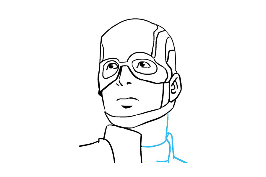 如何画美国队长-图17