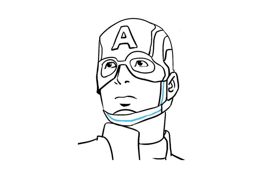 如何画美国队长-图19