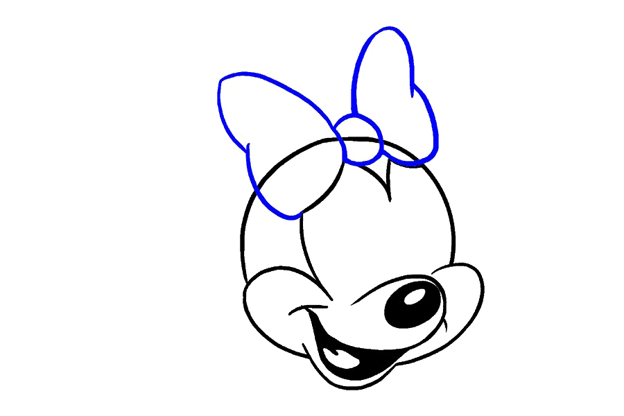 如何画米妮老鼠-图12