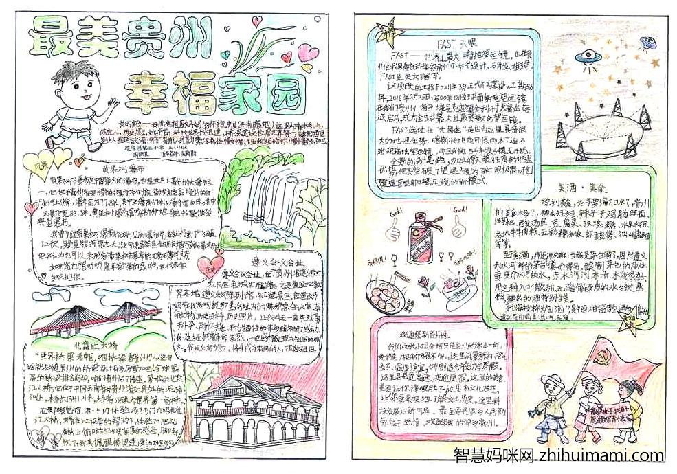 我的家乡变化手抄报一等奖-图2