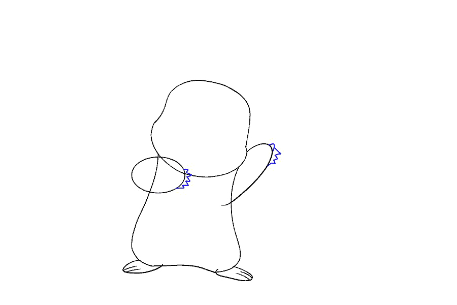 如何画皮卡丘神奇宝贝-图10