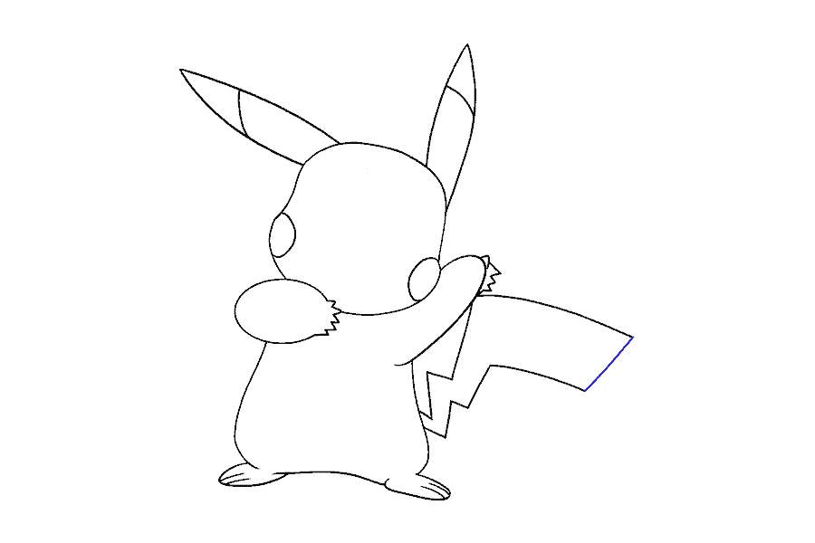 如何画皮卡丘神奇宝贝-图17