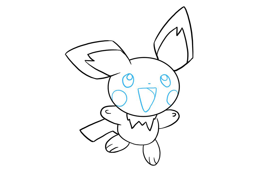如何画皮丘神奇宝贝-图9