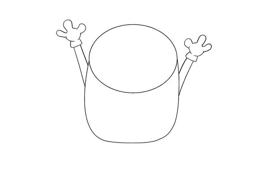 如何画小黄人鲍勃-图6