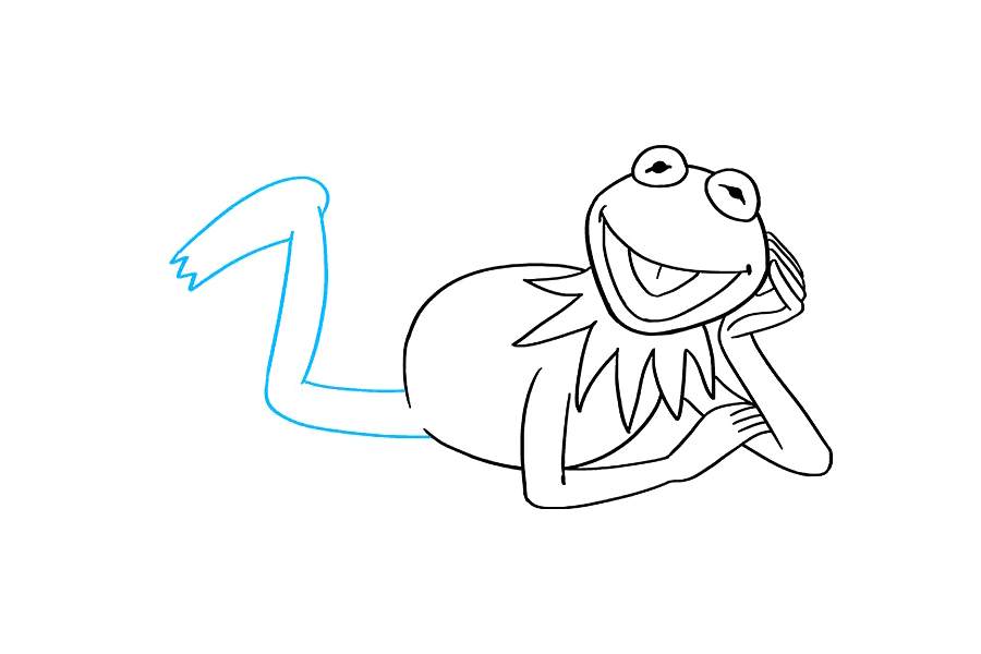 如何画青蛙克米特-图8