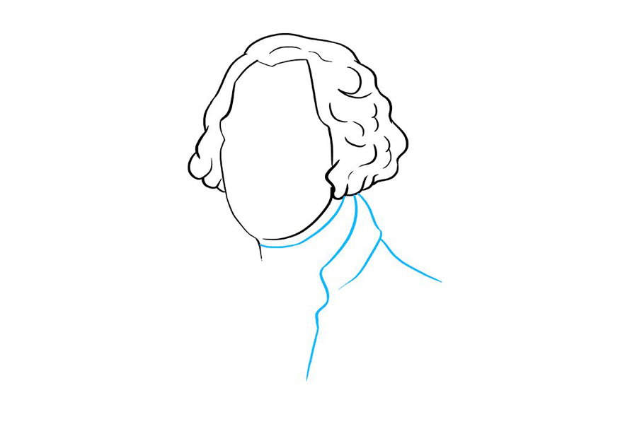 如何画乔治华盛顿-图3