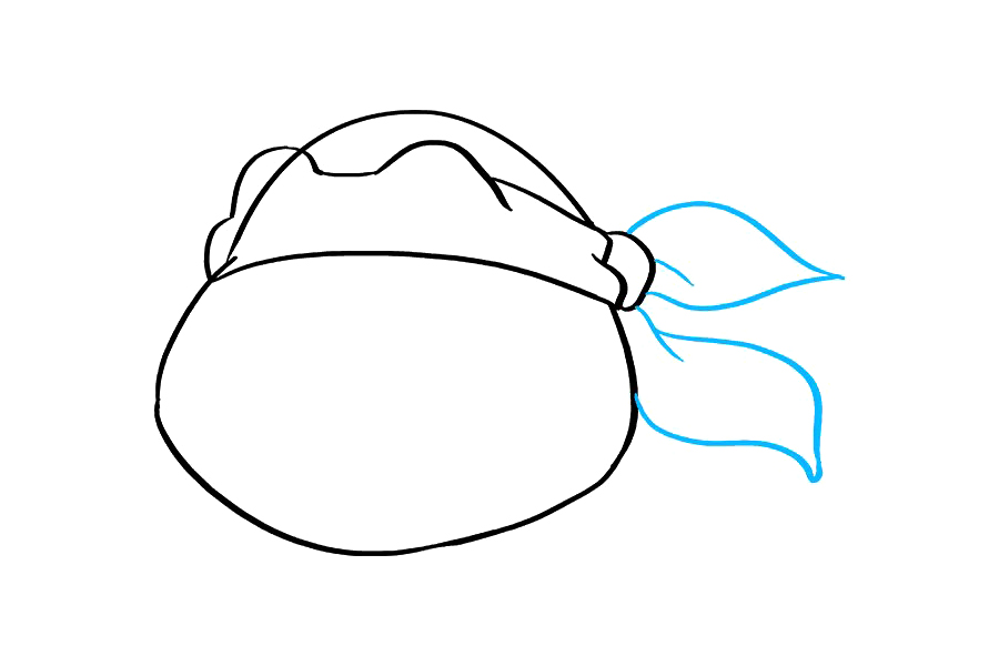 忍者神龟头部画法步骤-图4