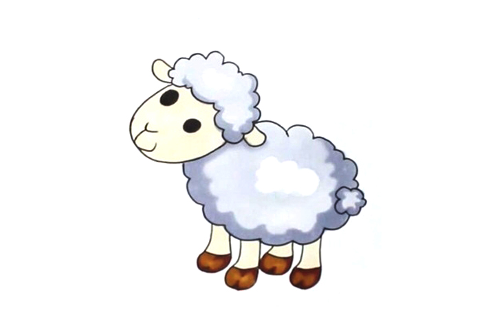 简单绵羊怎么画