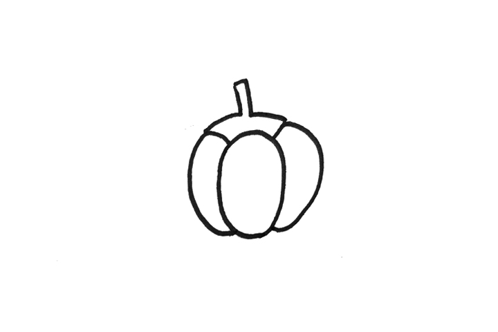 南瓜怎么画简单-图1
