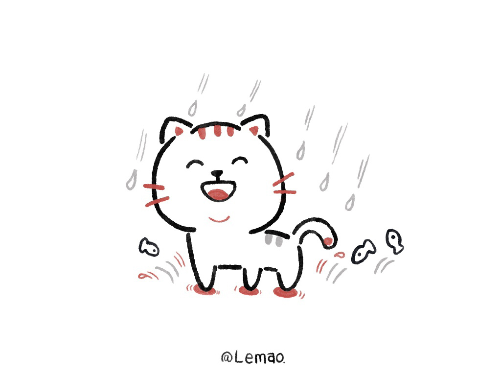 简单可爱的小猫简笔画-图6