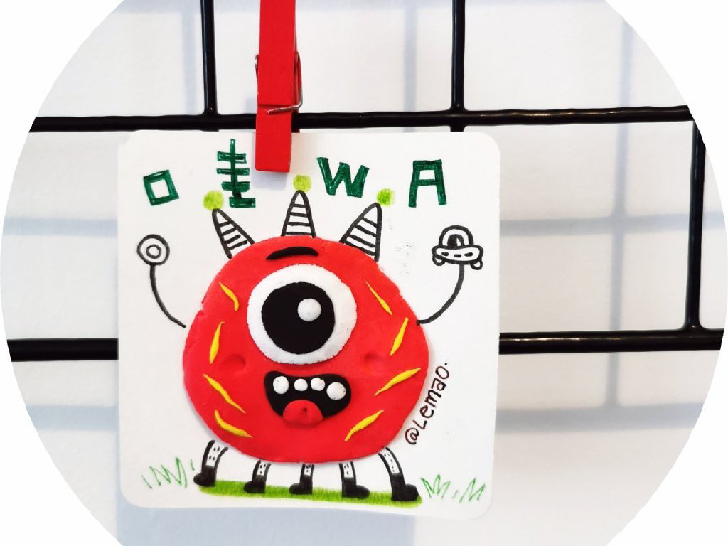 简单的创意怪兽粘土画 夏日炎炎捏个小怪兽吧-图3