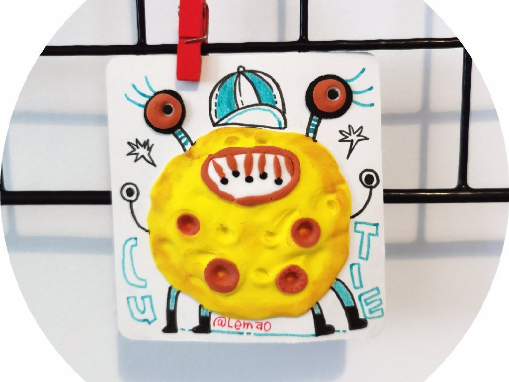 简单的创意怪兽粘土画 夏日炎炎捏个小怪兽吧-图5