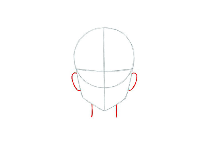 画短发女孩漫画-害怕表情的画法-图4