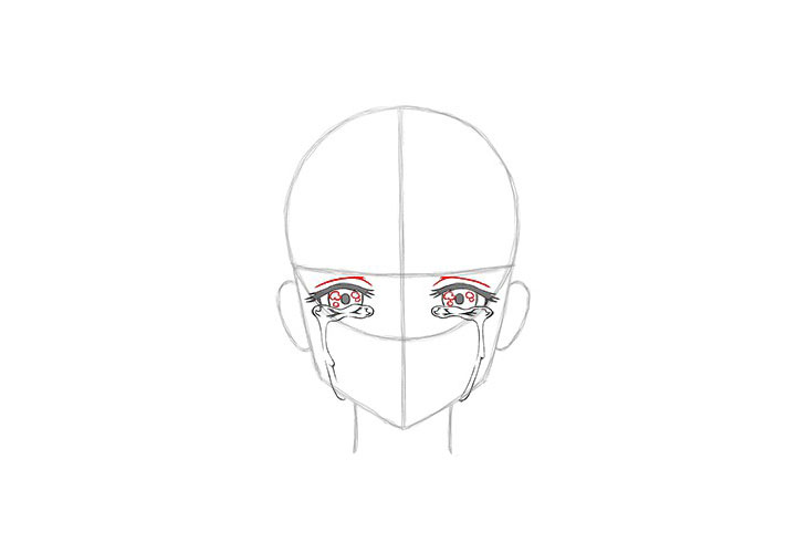 画短发女孩漫画-害怕表情的画法-图10