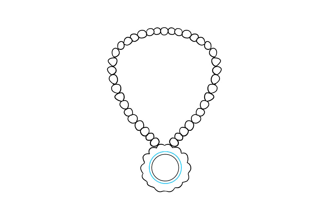 钻石项链的画法-图5