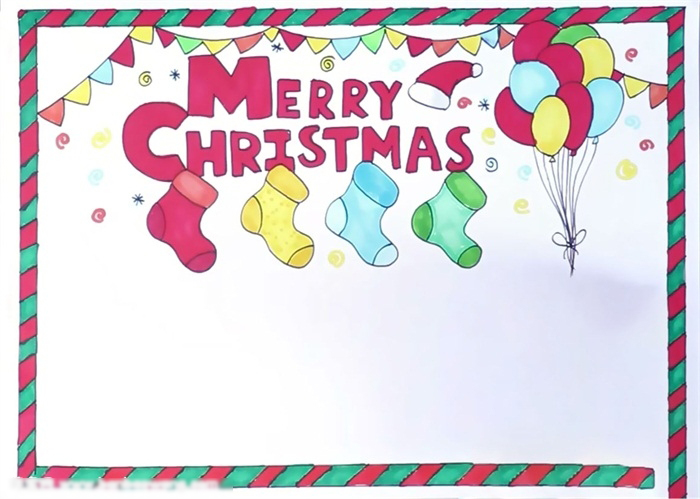 圣诞节手抄报英文素材-图4