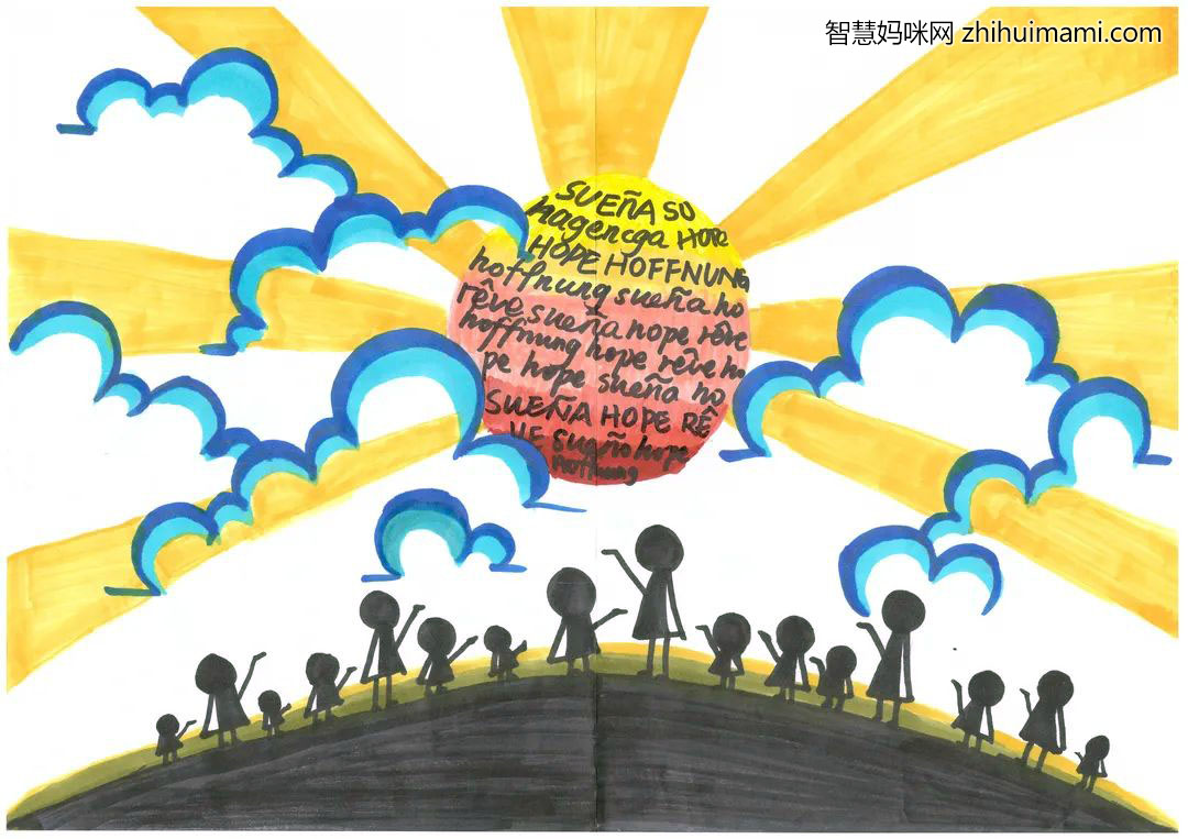 3张全国获奖英语手抄报绘画作品-图4