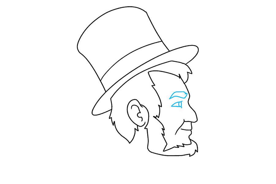 如何画亚伯拉罕林肯-图7