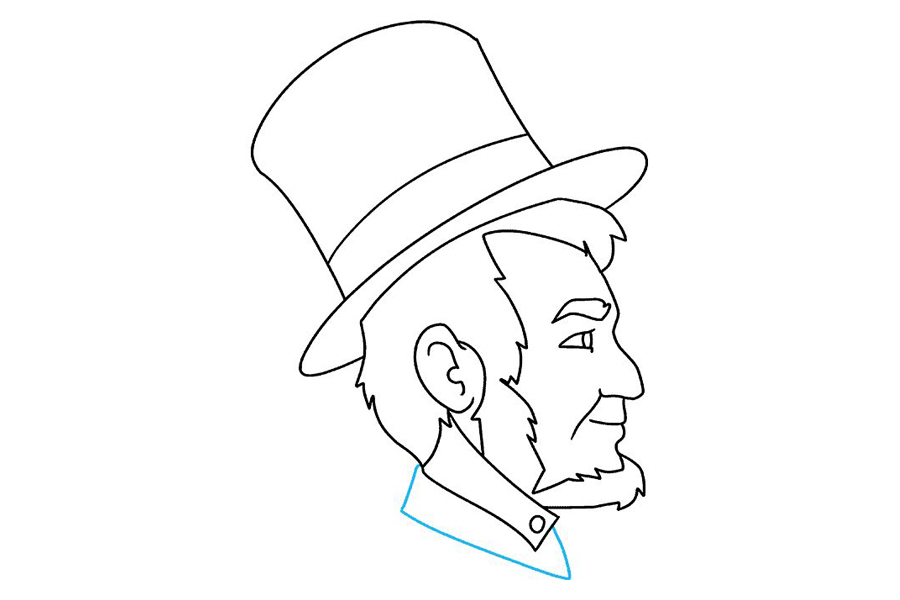 如何画亚伯拉罕林肯-图9