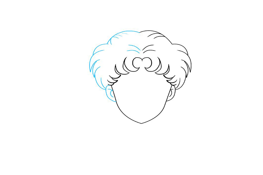 如何画水冰月 美少女战士-图5