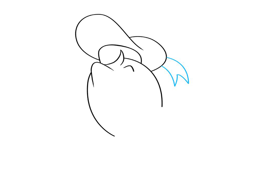 如何画唐老鸭-图6