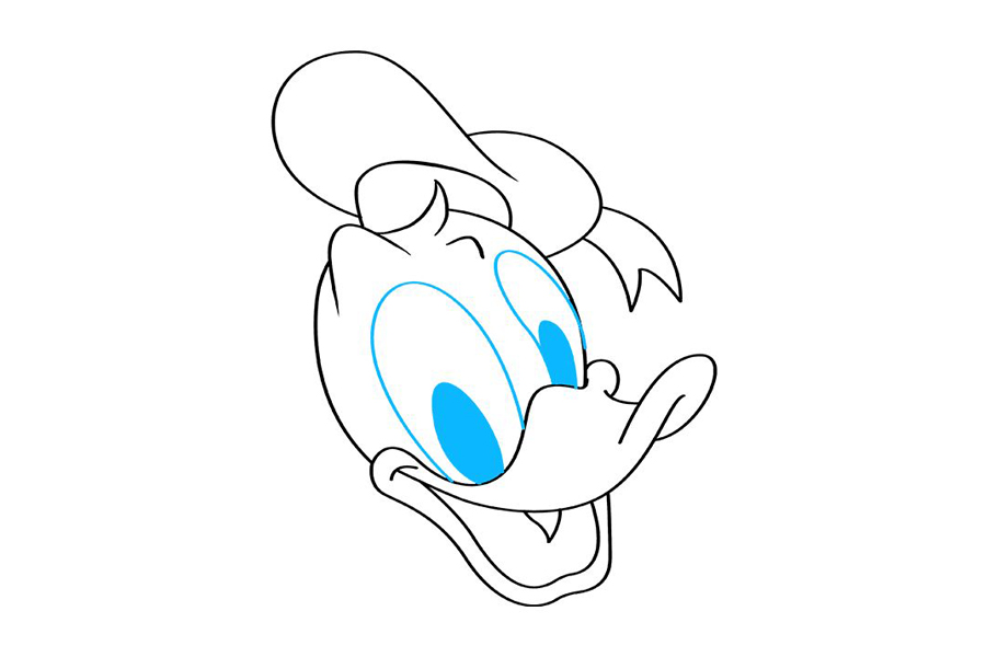 如何画唐老鸭-图9