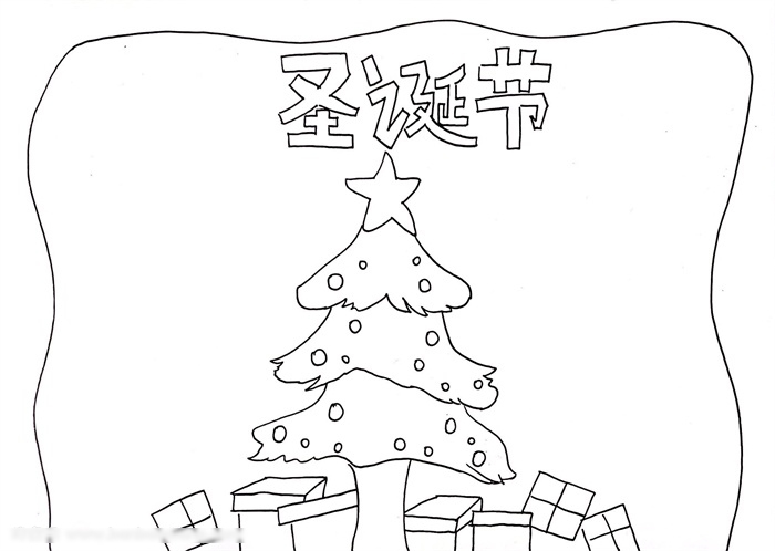 圣诞节手抄报绘画作品-图2