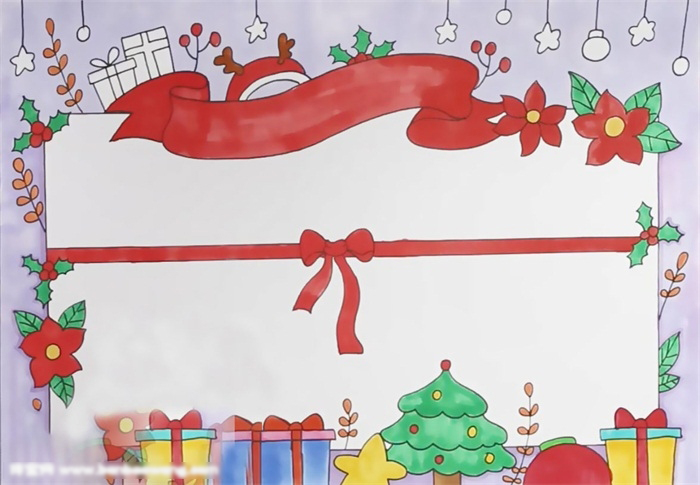 圣诞节手抄报卡片版-图4