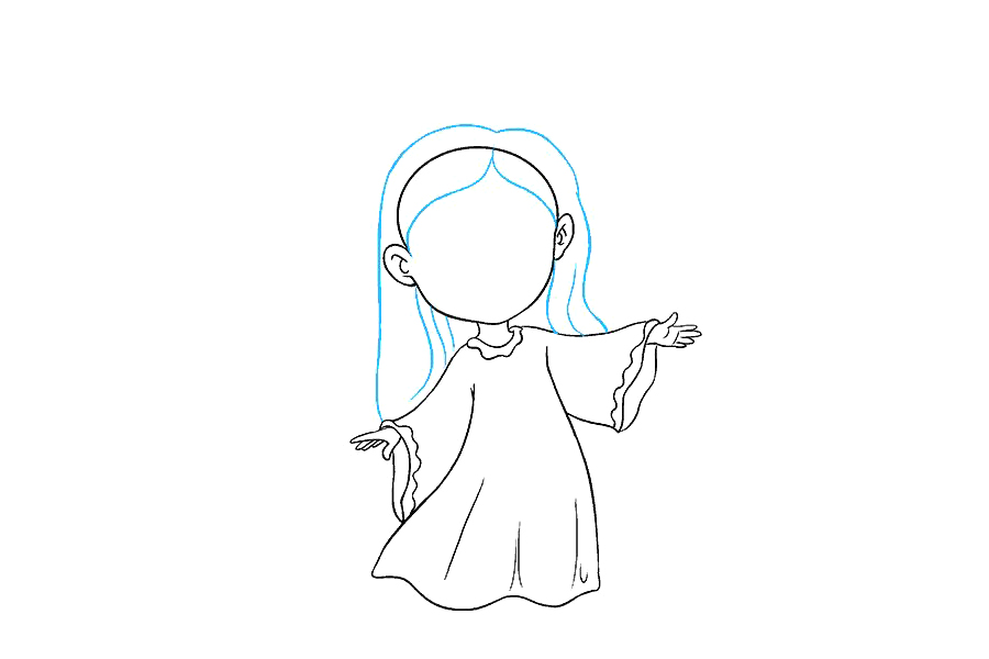 一步一步学画天使-图13