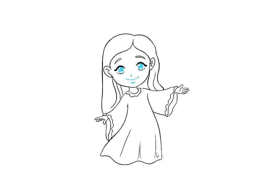 一步一步学画天使-图16