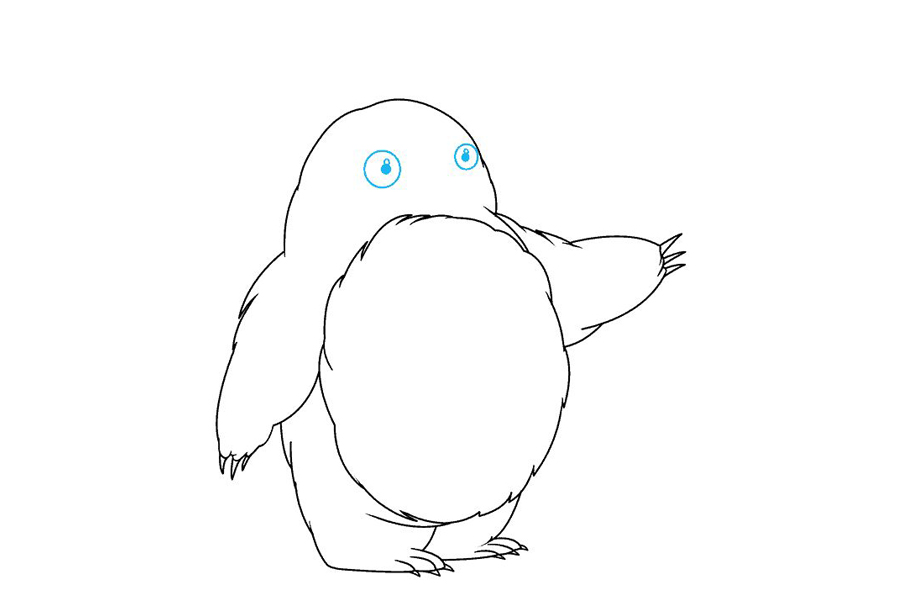 一步一步学画龙猫-图5