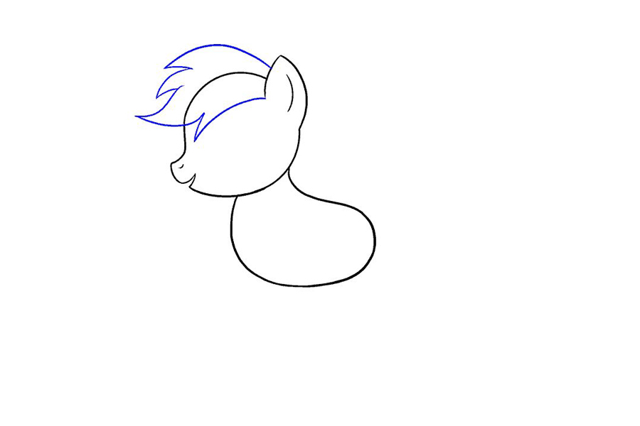 小马宝莉云宝黛西怎么画-图7