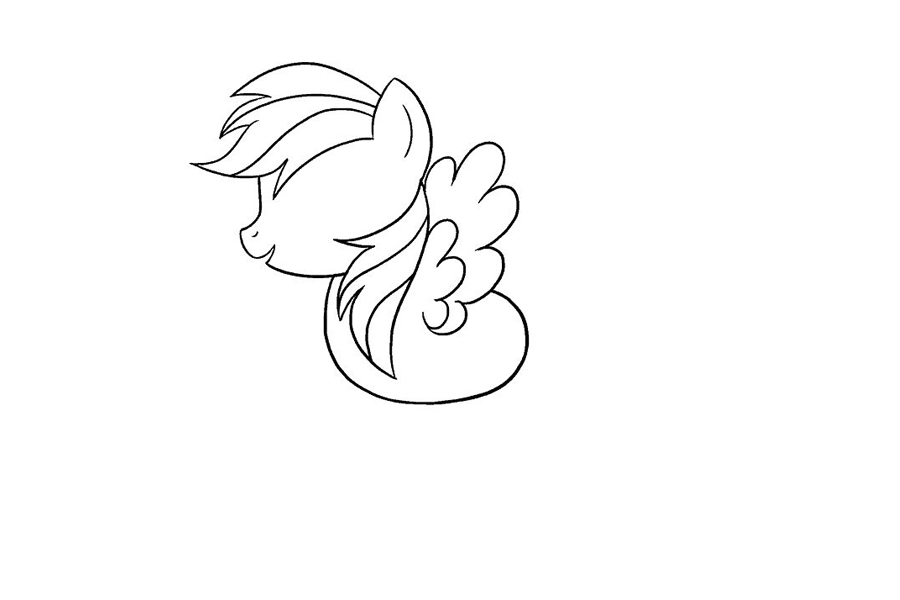 小马宝莉云宝黛西怎么画-图12